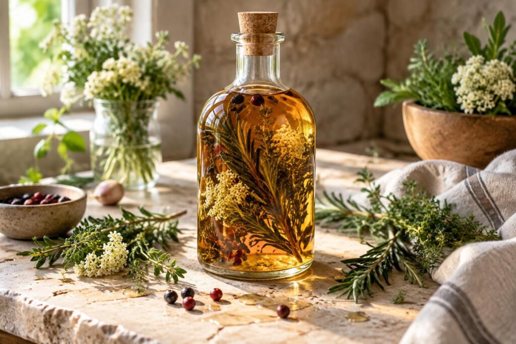 découvrez le vinaigre aux herbes sauvages : une recette parfumée et facile à préparer pour relever salades, marinades et plats du quotidien.